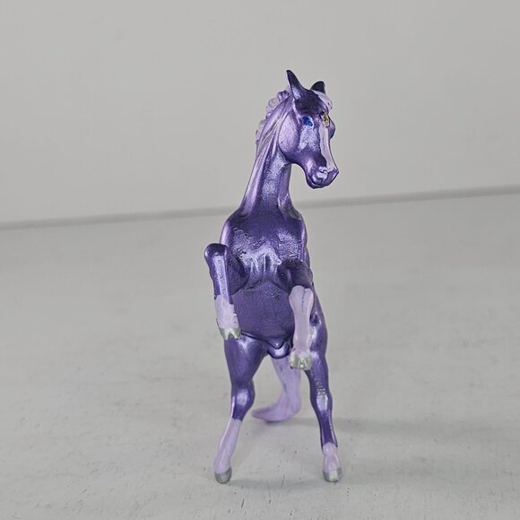 Breyer Custom Stablemate Horse Rearing Arabian Purple Cloven Hooves CM - Picture 3 of 7
